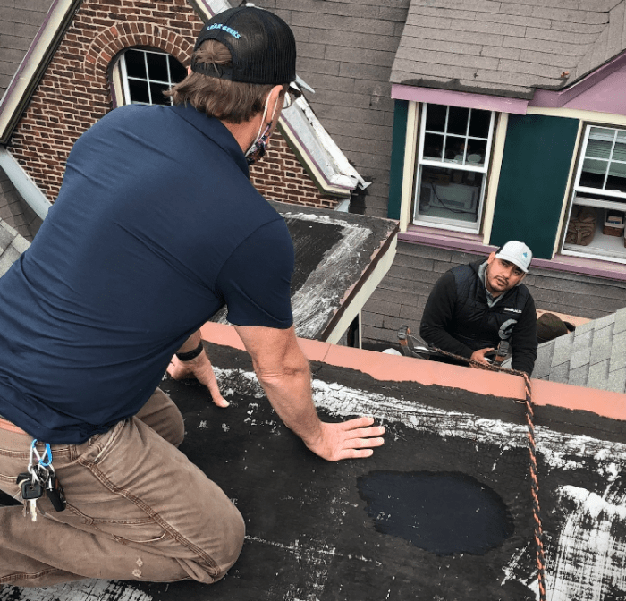 Roof leak detection and repair