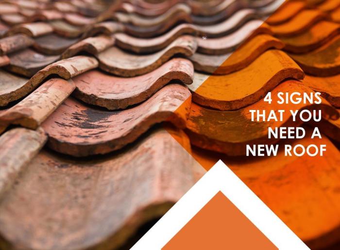 Signs you need a new roof